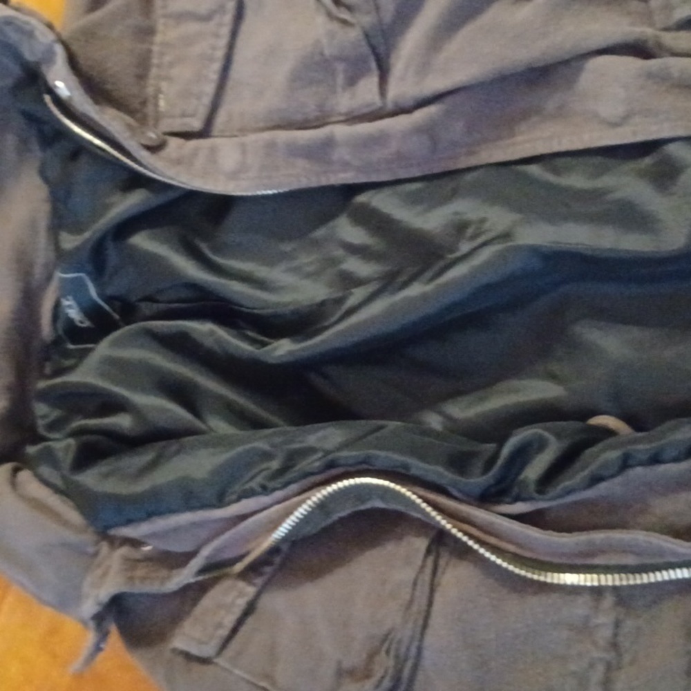 PLUS size Obey Propaganda Cargo Canvas jacket.Olive green/grey.Size XXL. - Picture 14 of 16